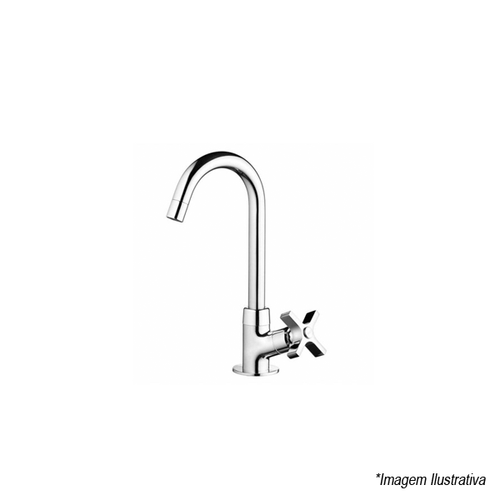 Torneira Para Lavatório De Mesa Bica Alta 1195 C47 - Lorenzetti
