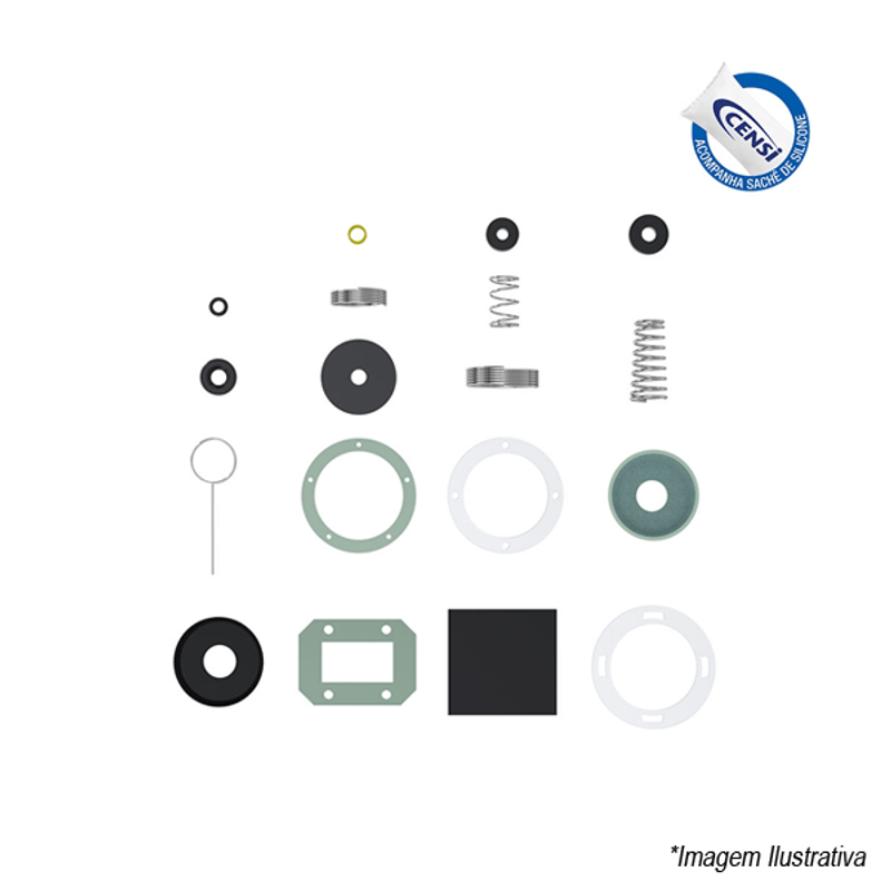 Kit Multi Reparos para Válvula de Descarga Hamico Madute e Albion II 1050 Censi Kit Multi Reparos para Válvula de Descarga Hamico Madute e Albion II 1050 Censi