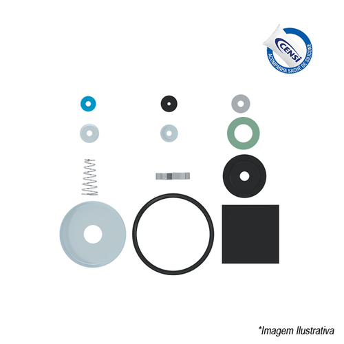 Kit Multi Reparos para Válvula de Descarga Lorenzetti P-20 1090.C Censi