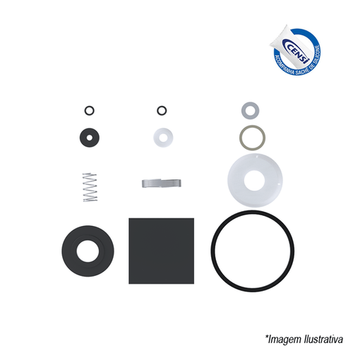 Kit Multi Reparos para Válvula de Descarga Lorenzetti P-21 1091.C Censi