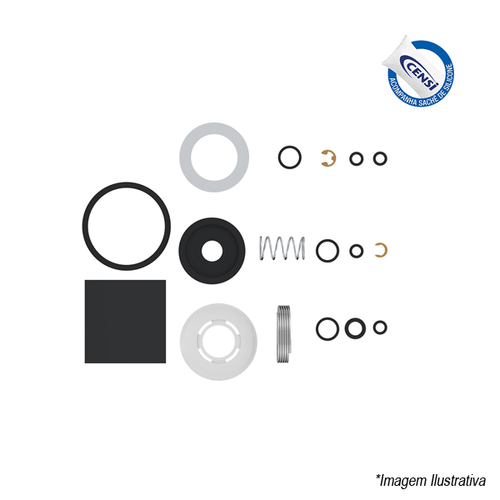 Kit Multi Reparos para Válvula de Descarga Hydra Luxo Master 1 1/2 1040.C Censi