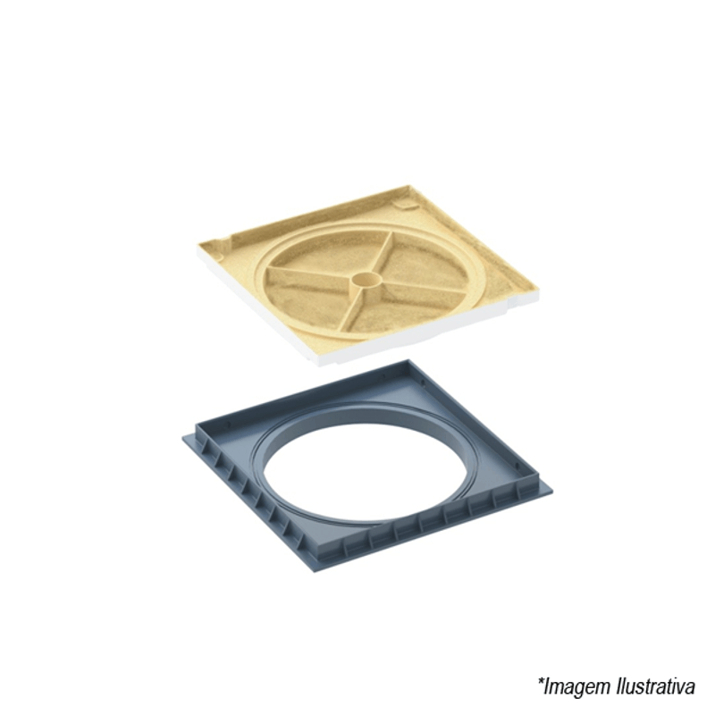 Tampa Para Caixa Multipla 350 mm com Porta Tampa para Acabamento Com Piso 27801404 Forma Leve Tigre Tampa Para Caixa Multipla 350 mm com Porta Tampa para Acabamento Com Piso 27801404 Forma Leve Tigre