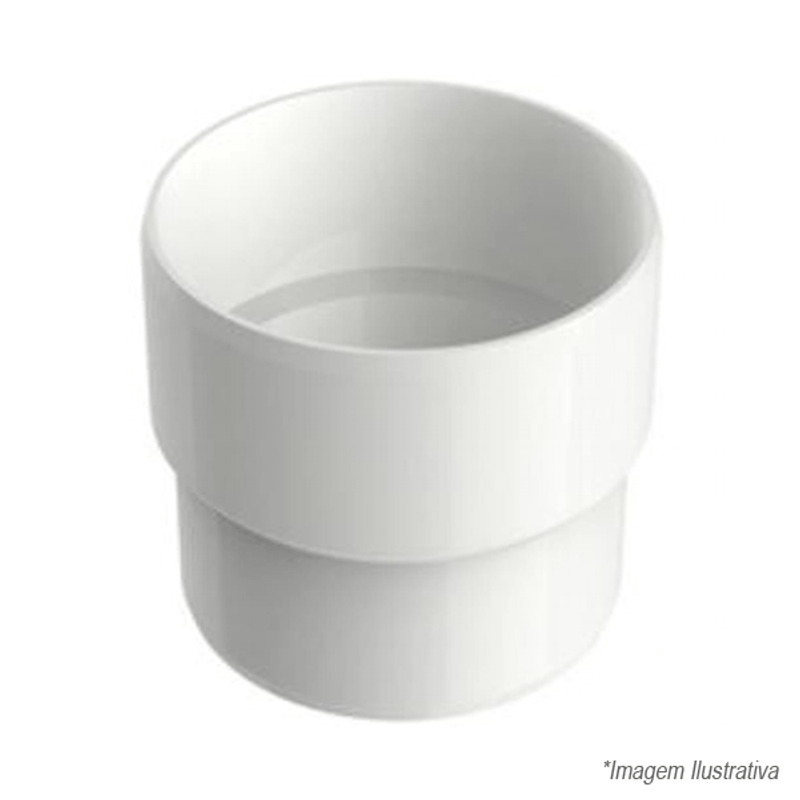 Acoplamento Condutor Circular Aquapluv Style Branco 88mm - 32198899 - TIGRE Acoplamento Condutor Circular Aquapluv Style Branco 88mm - 32198899 - TIGRE