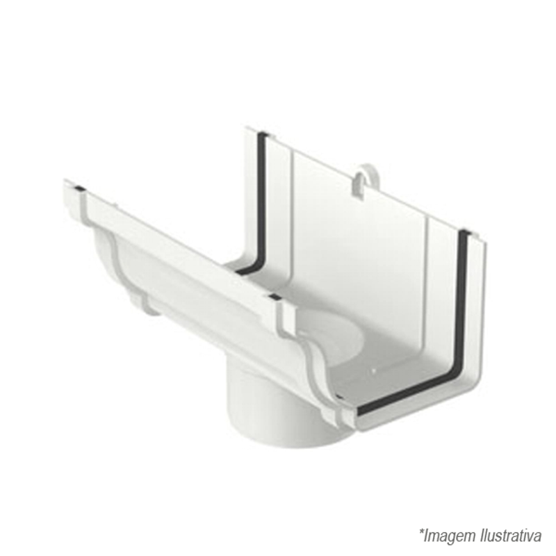 Bocal Condutor Circular Aquapluv Style Branco - 32029523 - TIGRE Bocal Condutor Circular Aquapluv Style Branco - 32029523 - TIGRE