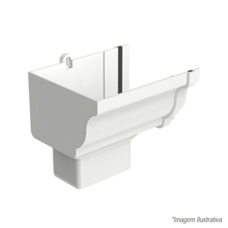 Bocal Esquerdo Circular Aquapluv Style Branco - 32029647 - TIGRE Bocal Esquerdo Circular Aquapluv Style Branco - 32029647 - TIGRE