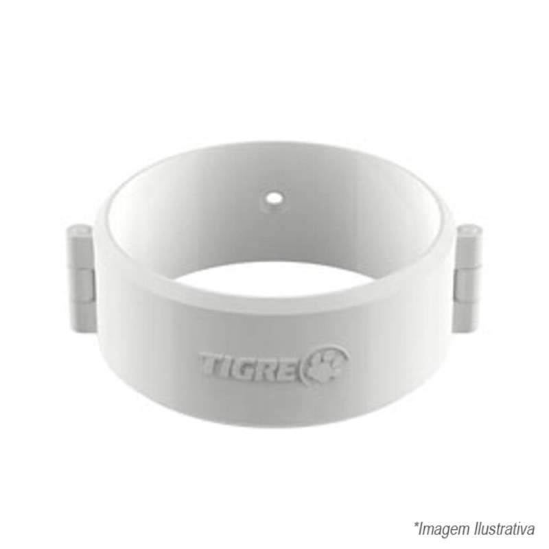 Abraçadeira Circular Aquapluv Branca Beiral 88mm - 32048854 - TIGRE Abraçadeira Circular Aquapluv Branca Beiral 88mm - 32048854 - TIGRE