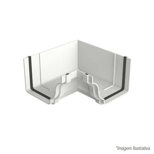 Esquadro Interno Aquapluv Style Branco - 32128920 - TIGRE