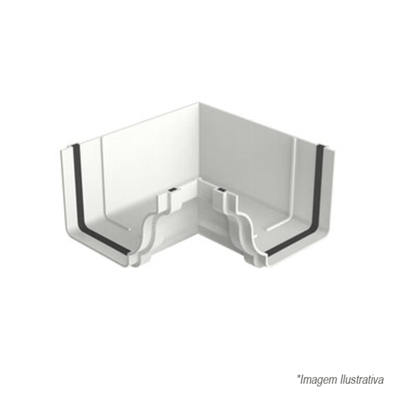 Esquadro Interno Aquapluv Style Branco - 32128920 - TIGRE Esquadro Interno Aquapluv Style Branco - 32128920 - TIGRE