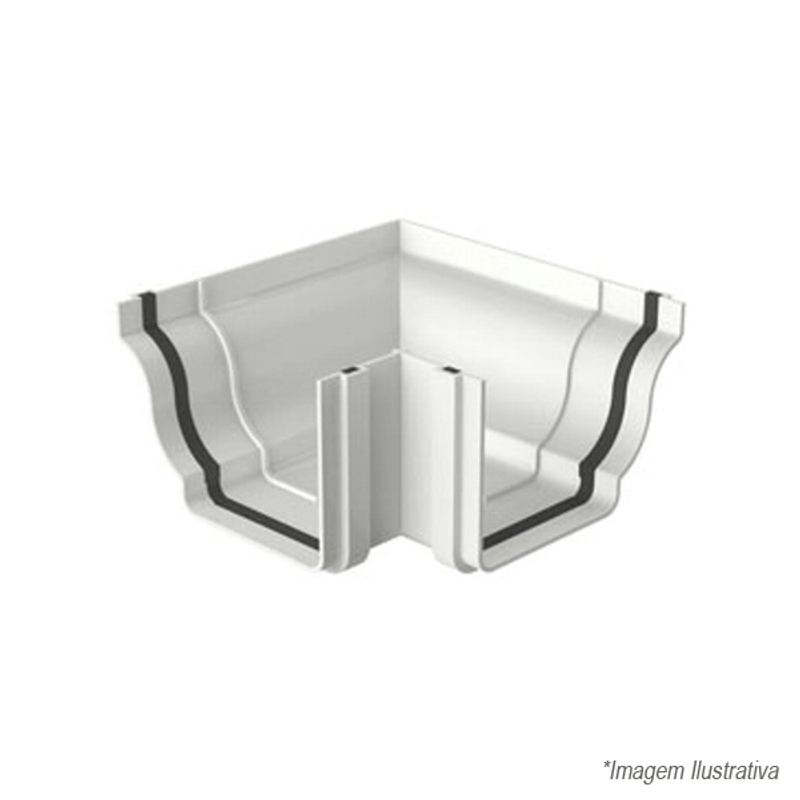 Esquadro Externo Aquapluv Style Branco - 32138926 - TIGRE Esquadro Externo Aquapluv Style Branco - 32138926 - TIGRE