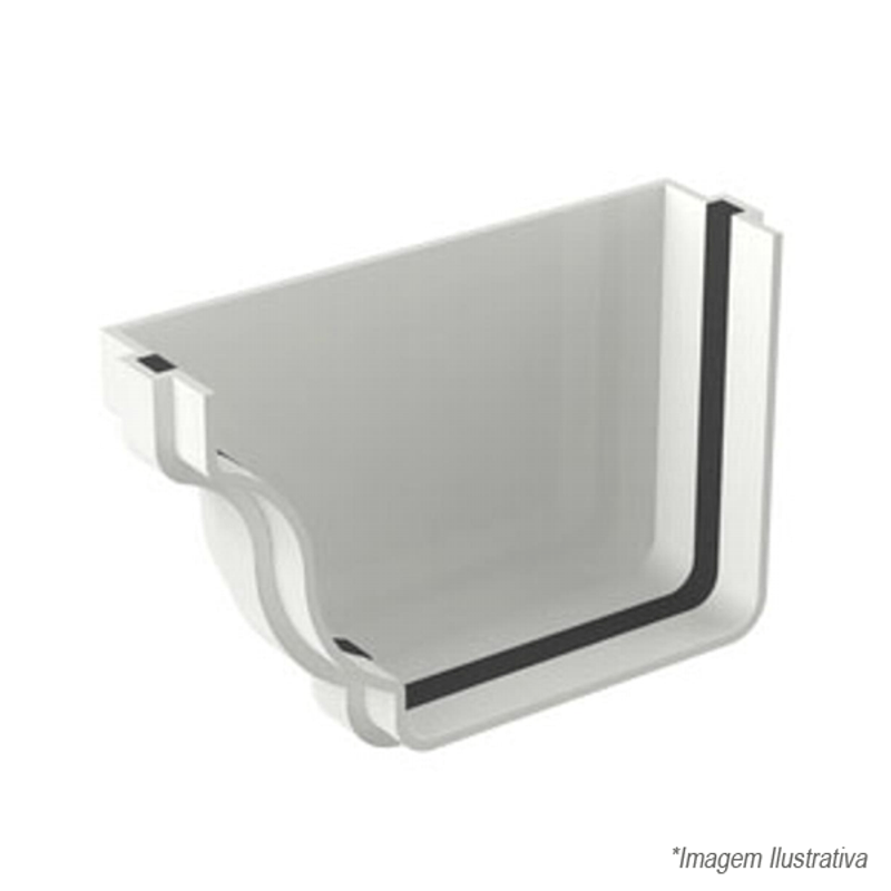 Cabeceira Esquerda Aquapluv Style Branco - 32068979 - TIGRE Cabeceira Esquerda Aquapluv Style Branco - 32068979 - TIGRE