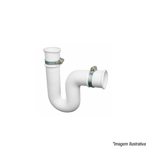 Sifão Flexível para Tanque 1.1/2´x40mm Branco - Tigre