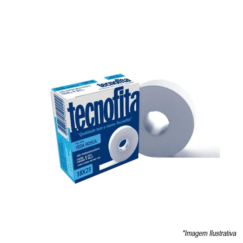 Fita Veda Rosca 18mmx25m 2171 Tecnofita Fita Veda Rosca 18mmx25m 2171 Tecnofita