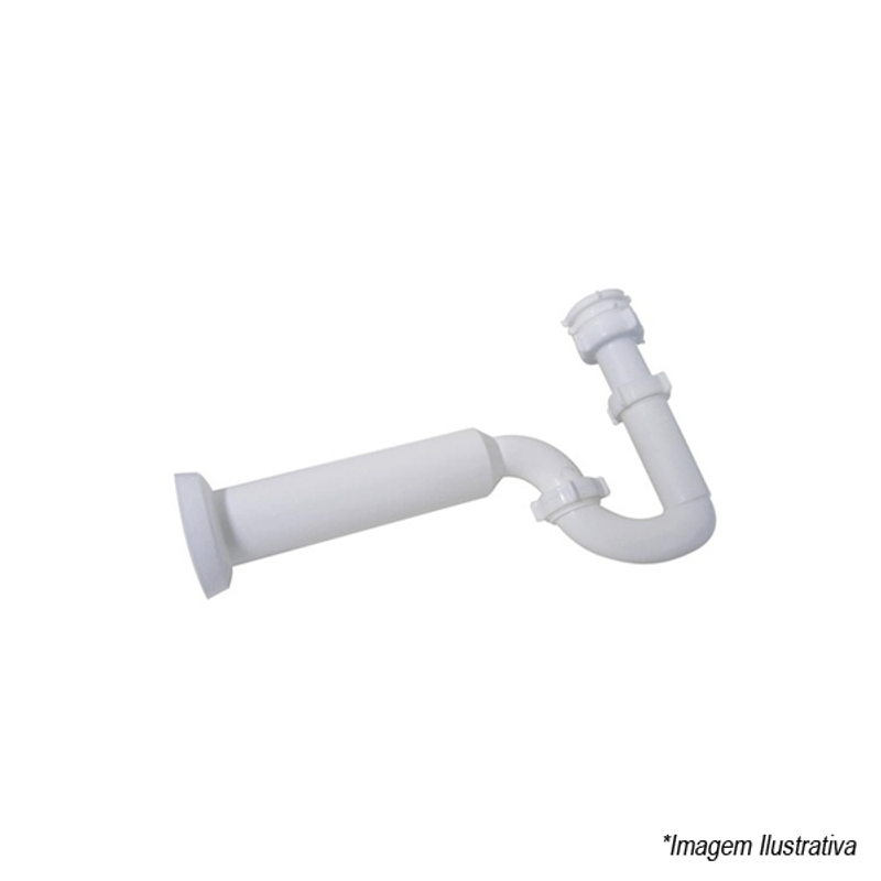 Sifão Articulado para Pia 50mm Branco - Astra Sifão Articulado para Pia 50mm Branco - Astra