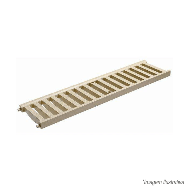 Grelha de Piso 13X50CM Areia DN 130 32030645 Tigre Grelha de Piso 13X50CM Areia DN 130 32030645 Tigre