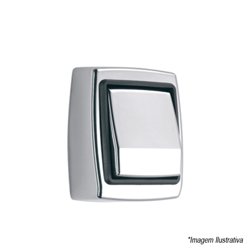 Acabamento para Válvula de Descarga Luxo  ABS  Cromado - Censi Acabamento para Válvula de Descarga Luxo  ABS  Cromado - Censi