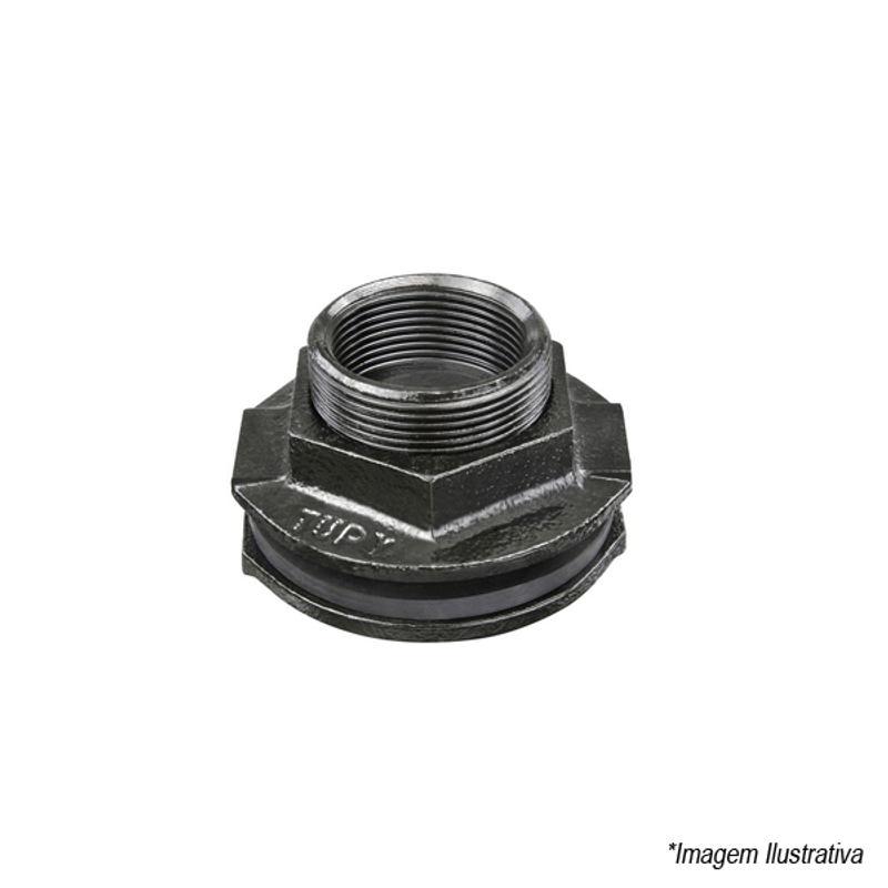 Flange Galvanizada para Caixa D'Água 1´ 126400730 Tupy Flange Galvanizada para Caixa D'Água 1´ 126400730 Tupy