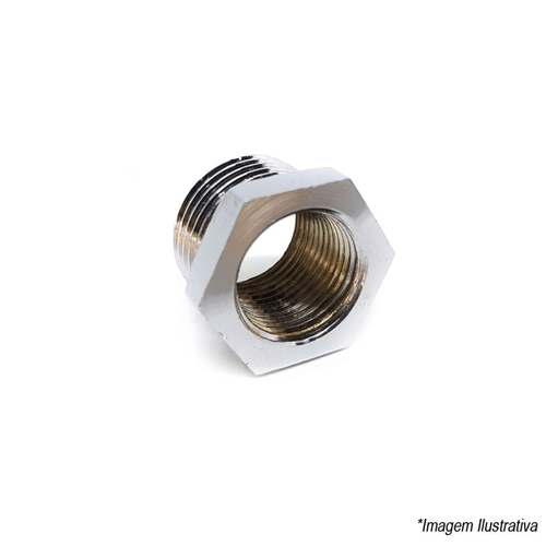 Bucha Redução Cromada 1/2x1/4 31.025/01C Mundial