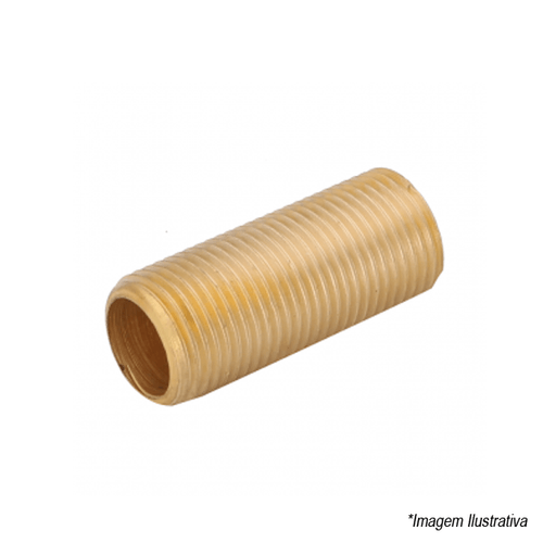 Niple Corrido 3/4´ Amarelo 50mm - Rieti