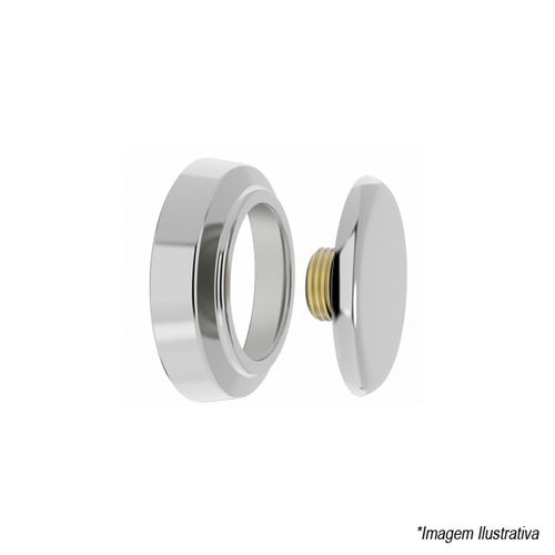 Plug com Canopla 1/2´ em ABS 17110121 Blukit