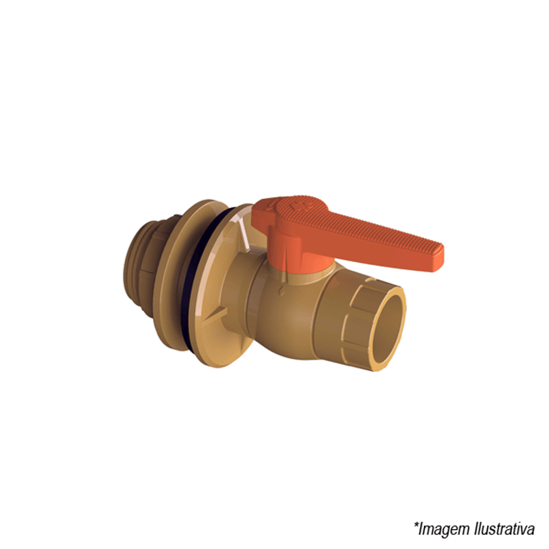 Adaptador para Caixa D'Água com Registro  32mm  1´ - Tigre Adaptador para Caixa D'Água com Registro  32mm  1´ - Tigre