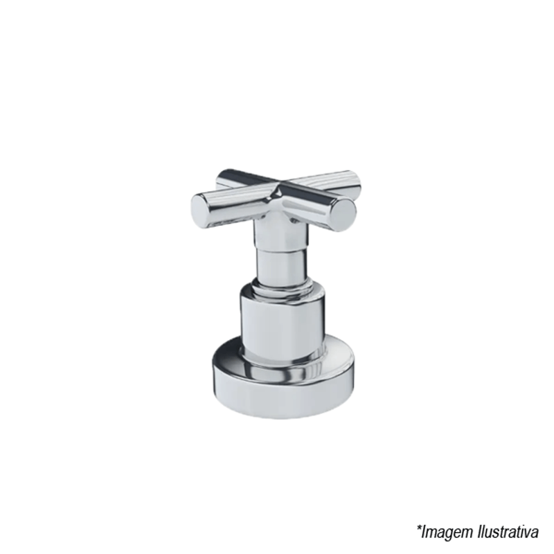 Acabamento para Registro Jade  3/4´  Cromado - Fani Acabamento para Registro Jade  3/4´  Cromado - Fani