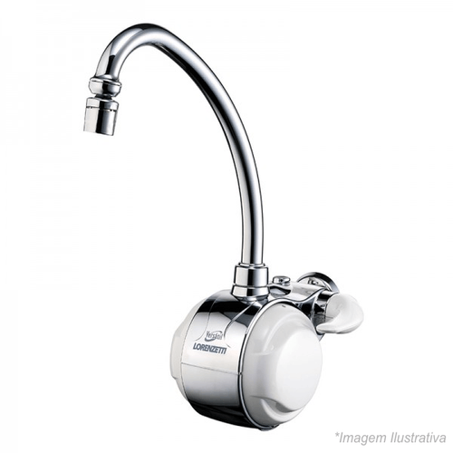 Torneira Elétrica Versátil Lorenzetti Cromada 5500W 220V