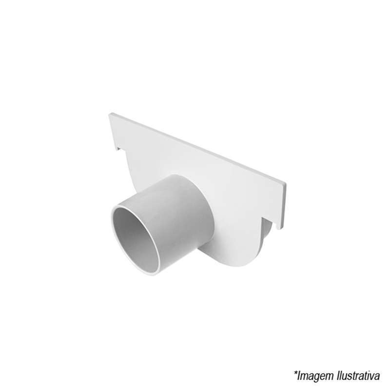 Cabeceira para Calha de Piso DN130x75 com Saída Opcional Branco 32030173 Tigre Cabeceira para Calha de Piso DN130x75 com Saída Opcional Branco 32030173 Tigre