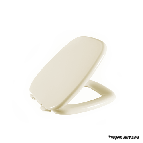 Assento Sanitário Almofadado Creme Monte Carlo - Astra