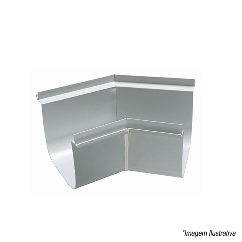 Esquadro de Calha Piso 45º 200mm Normal 32030416 Tigre Esquadro de Calha Piso 45º 200mm Normal 32030416 Tigre