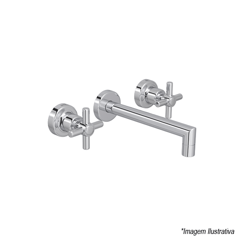Misturador Para Lavatório De Parede 1878.C37 - Deca Misturador Para Lavatório De Parede 1878.C37 - Deca