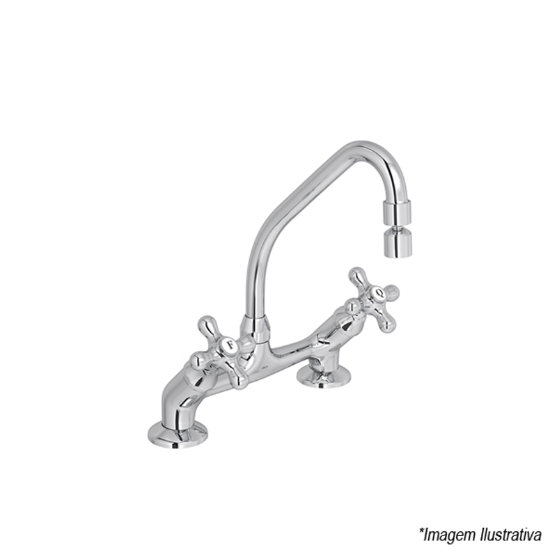 Misturador Para Cozinha De Mesa Belle Epoque 1256.C52 - Deca Misturador Para Cozinha De Mesa Belle Epoque 1256.C52 - Deca