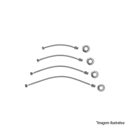 Engate Trançado  30cm  Flexivel - Deca