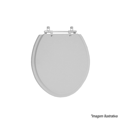 Assento Sanitário Cinza MDF Clássica - Celite