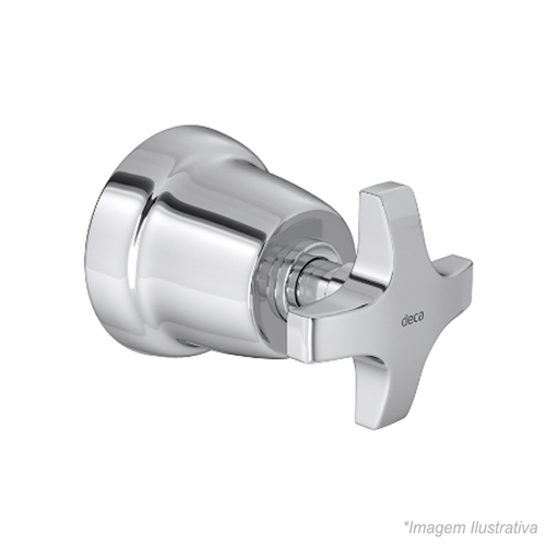 Acabamento para Registro de Gaveta Max  1´  Cromado - Deca
