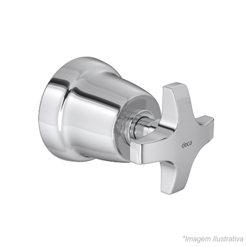 Acabamento para Registro de Gaveta Max  1´  Cromado - Deca Acabamento para Registro de Gaveta Max  1´  Cromado - Deca