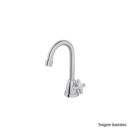 Torneira para Banheiro de Bancada Bica Alta Cromada Max 1196.C34 - Deca