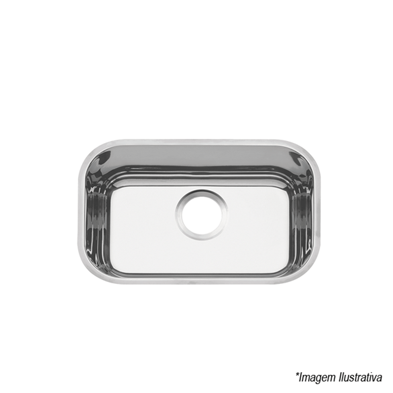 Cuba Prime Inox de Embutir - 47x30x17  4´1/2 -  Tramontina Cuba Prime Inox de Embutir - 47x30x17  4´1/2 -  Tramontina