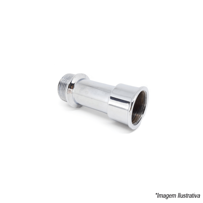 Extensão Cromado Média 1/2x60mm 21.745C Mundial Extensão Cromado Média 1/2x60mm 21.745C Mundial