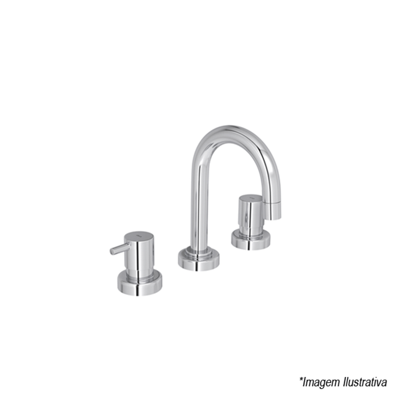 Misturador de Banheiro para Lavatório com Bica Alta Cromado Link 1877.C.LNK - Deca Misturador de Banheiro para Lavatório com Bica Alta Cromado Link 1877.C.LNK - Deca