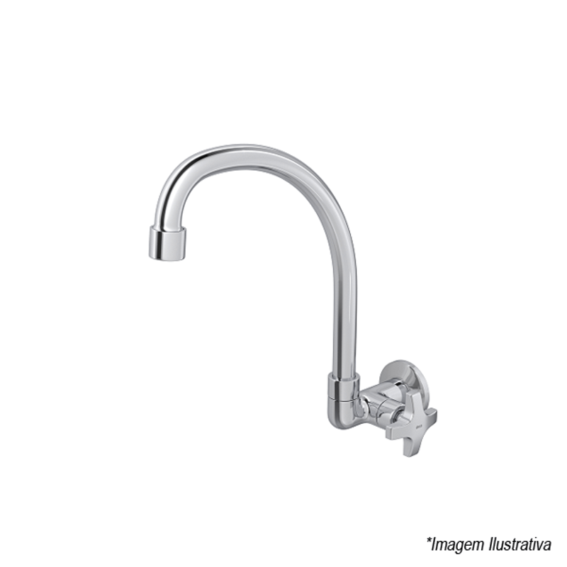 Torneira Para Cozinha De Parede Max 1168.C34 - Deca Torneira Para Cozinha De Parede Max 1168.C34 - Deca