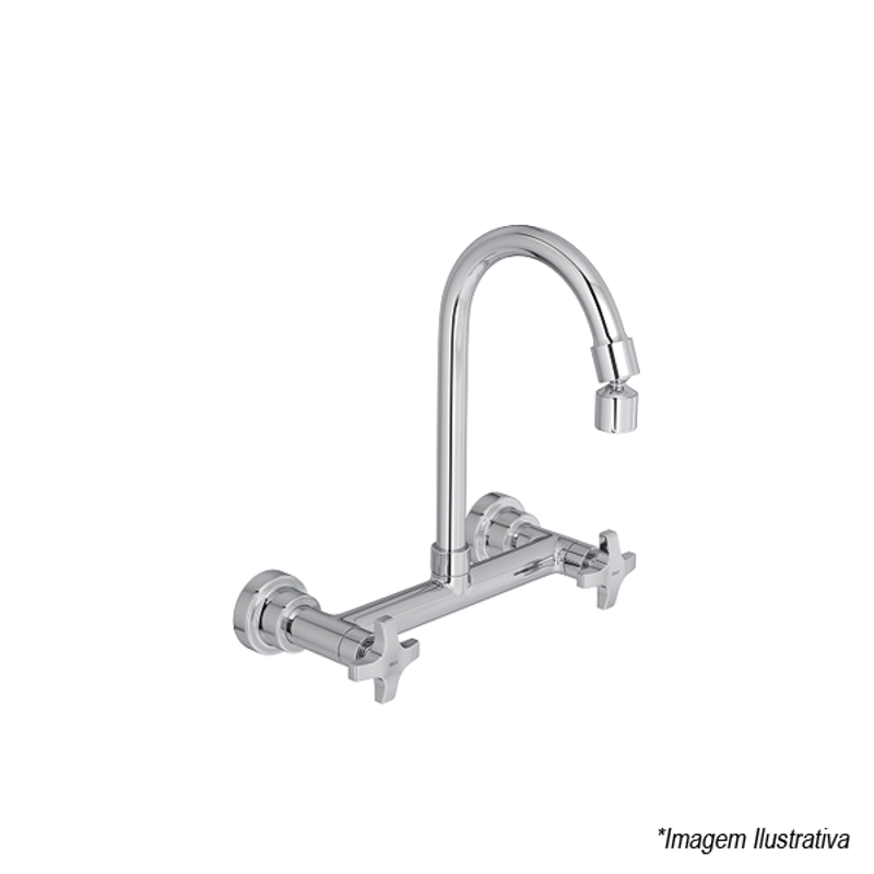 Misturador Para Cozinha De Parede Max 1258.C34 - Deca Misturador Para Cozinha De Parede Max 1258.C34 - Deca