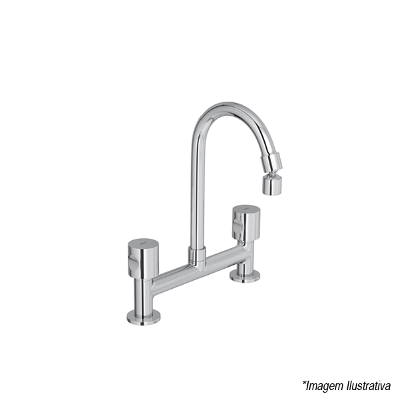 Misturador Para Cozinha De Mesa Aspen 1256.C27 - Deca Misturador Para Cozinha De Mesa Aspen 1256.C27 - Deca