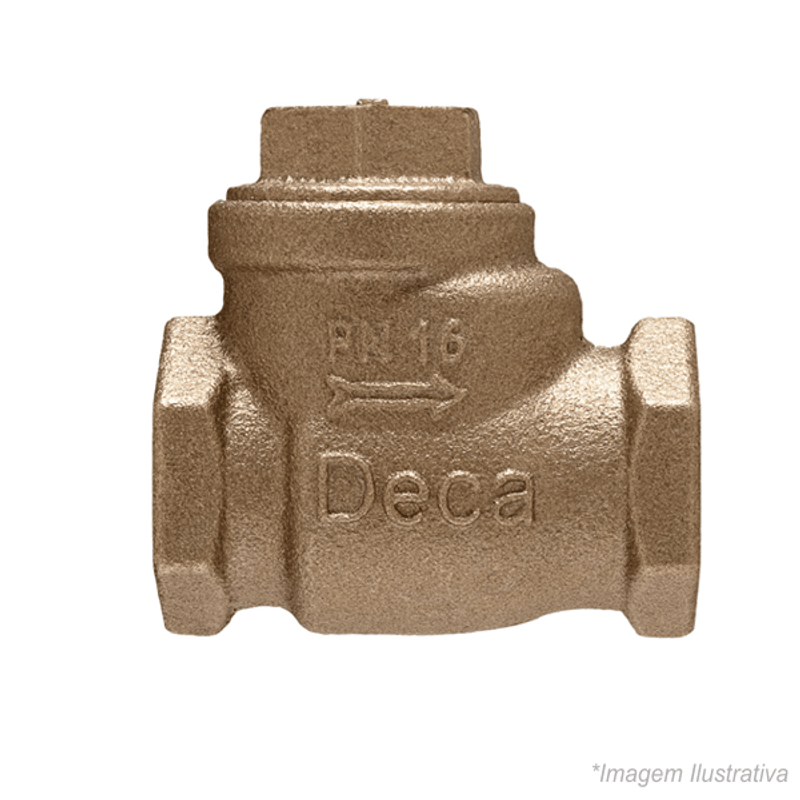Valvula de Retenção Horizontal Deca 3/4 000.053.034.01 Valvula de Retenção Horizontal Deca 3/4 000.053.034.01