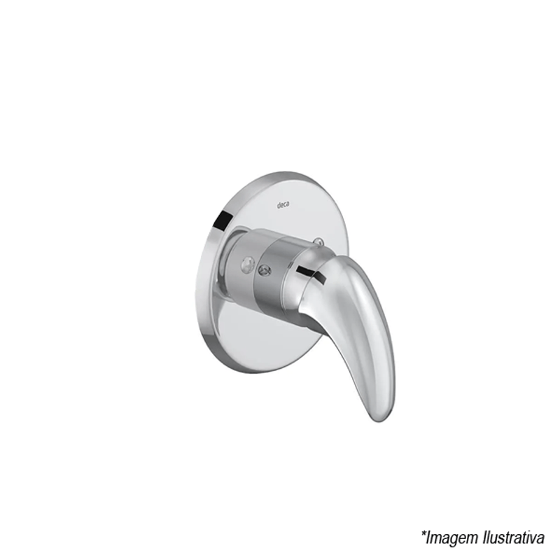 Misturador Monocomando para Chuveiro Smart Cromado - Deca Misturador Monocomando para Chuveiro Smart Cromado - Deca