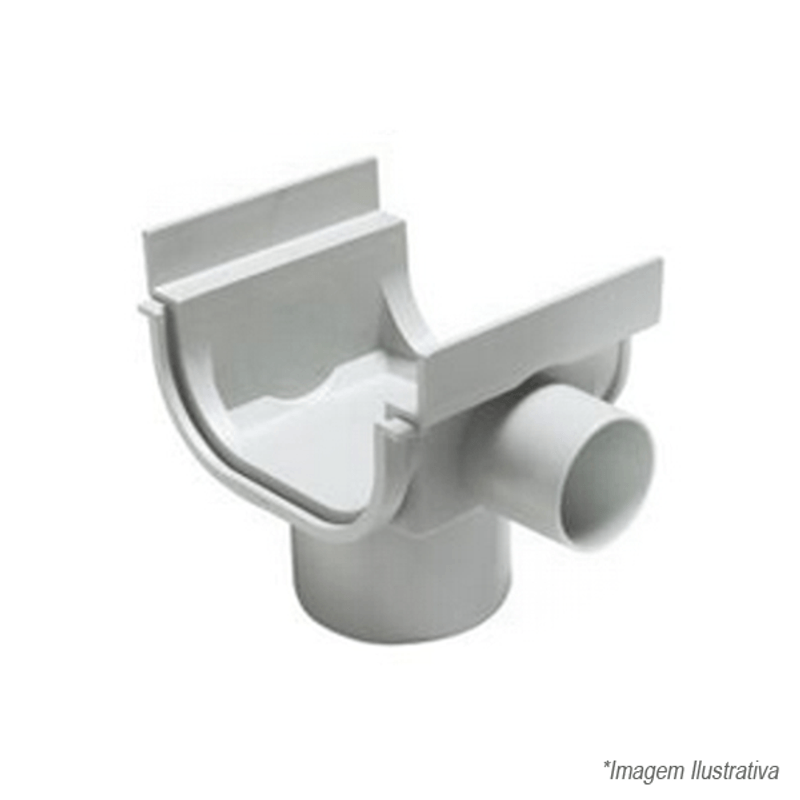 Bocal p/ Calha de Piso Reforçada DN 130 x 75 c/ Saída Inferior e 2 Laterais - 32030831 - Tigre Bocal p/ Calha de Piso Reforçada DN 130 x 75 c/ Saída Inferior e 2 Laterais - 32030831 - Tigre