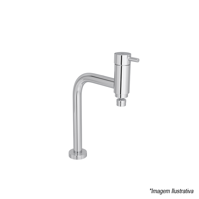 Torneira Monocomando para Cozinha de Bancada Cromada Link 2256.C.LNK - Deca Torneira Monocomando para Cozinha de Bancada Cromada Link 2256.C.LNK - Deca