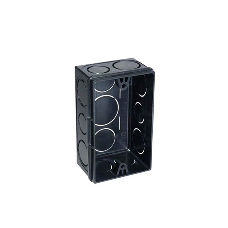 Caixa De Luz Tigre 4 x 2 Preta Conduite AntiChama Caixa De Luz Tigre 4 x 2 Preta Conduite AntiChama