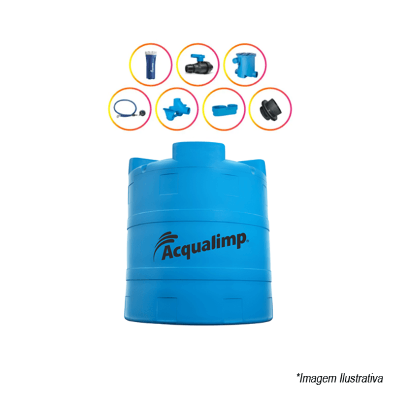 Cisterna 10.000 Litros Completa Equipada para Água da Chuva Acqualimp Cisterna 10.000 Litros Completa Equipada para Água da Chuva Acqualimp