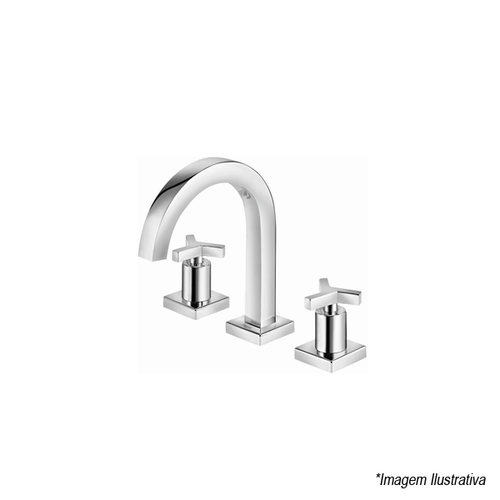 Misturador Para Lavatório De Mesa City Com Bica Alta - Docol