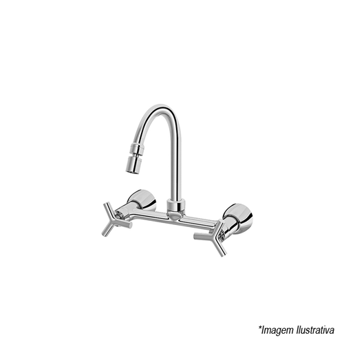 Misturador Para Cozinha De Parede Triplus - Docol